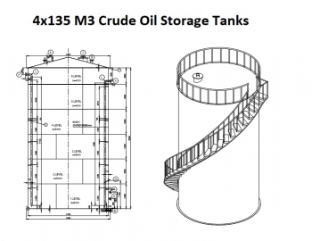 GAMBIA 4x135 M3 PETROL DEPOLAMA TANKLARI ÜRETİMİ
